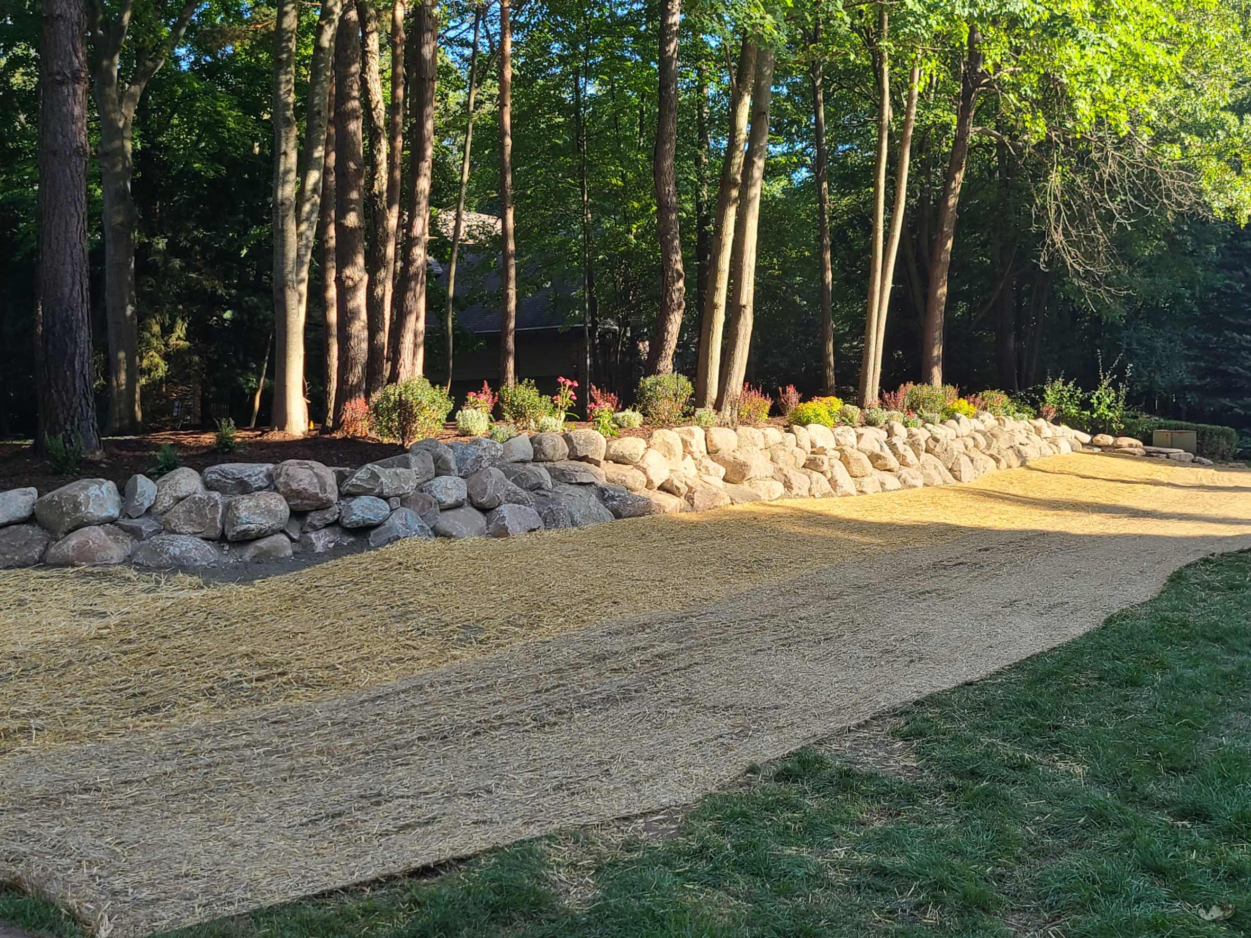 Boulder Retaining Walls after